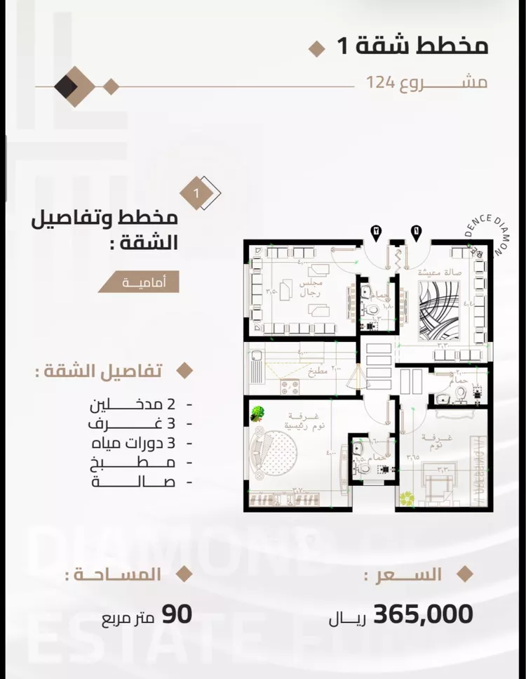 شقة للبيع في شارع عبد الغني بن أبي سعيد ، حي بطحاء قريش ، مكة ، منطقة مكة المكرمة