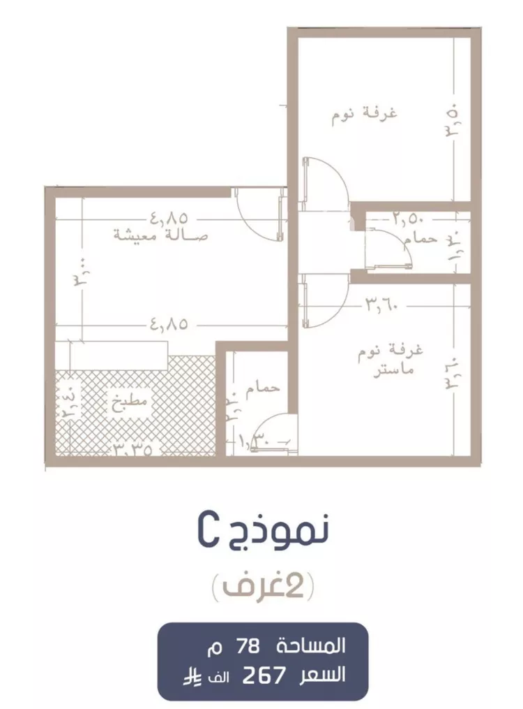 شقة للبيع في شارع إبن الجريح, حي المروة, مدينة جدة, منطقة مكة المكرمة