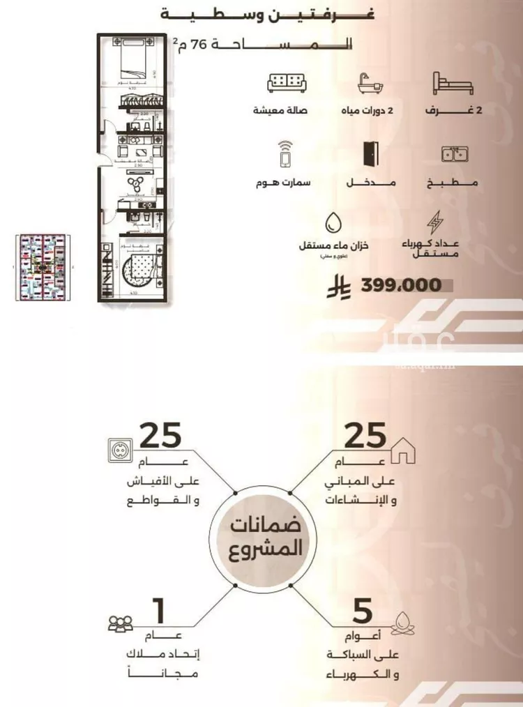شقة للبيع في شارع غزوه بدر, حي النهضة, مدينة جدة, منطقة مكة المكرمة صورة 2