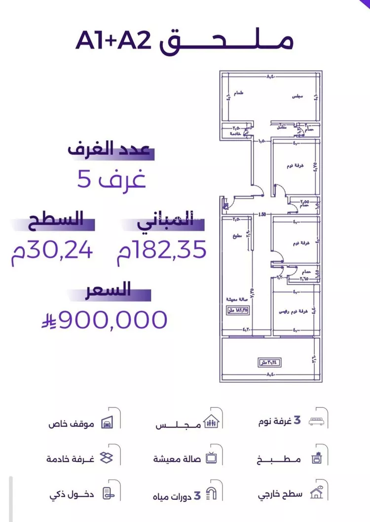 شقة للبيع في شارع عطيه بن يسر, حي الزهراء, مدينة جدة, منطقة مكة المكرمة صورة 3