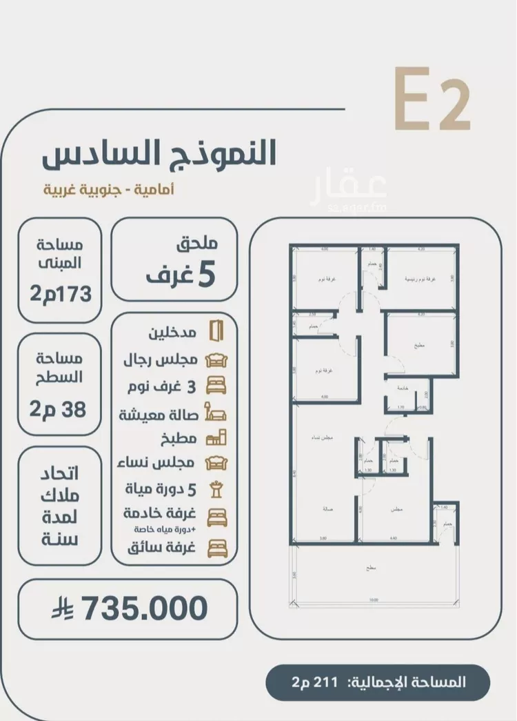 شقة للبيع في حي النعيم, مدينة جدة, منطقة مكة المكرمة