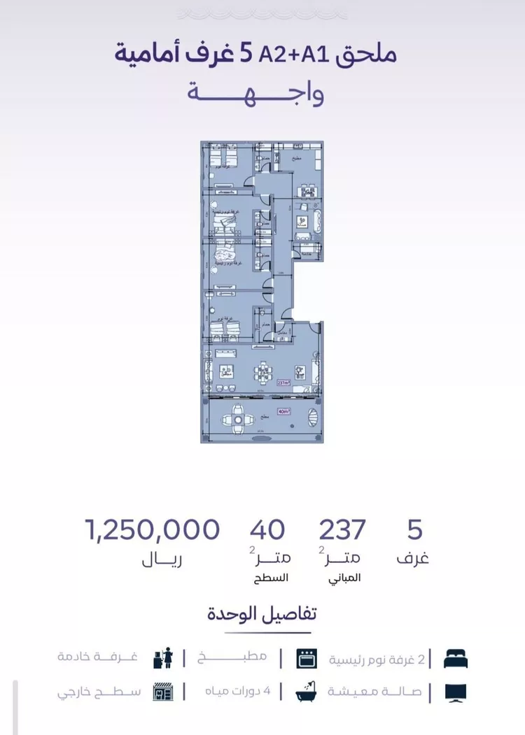 شقة للبيع في حي الزهراء, مدينة جدة, منطقة مكة المكرمة صورة 2