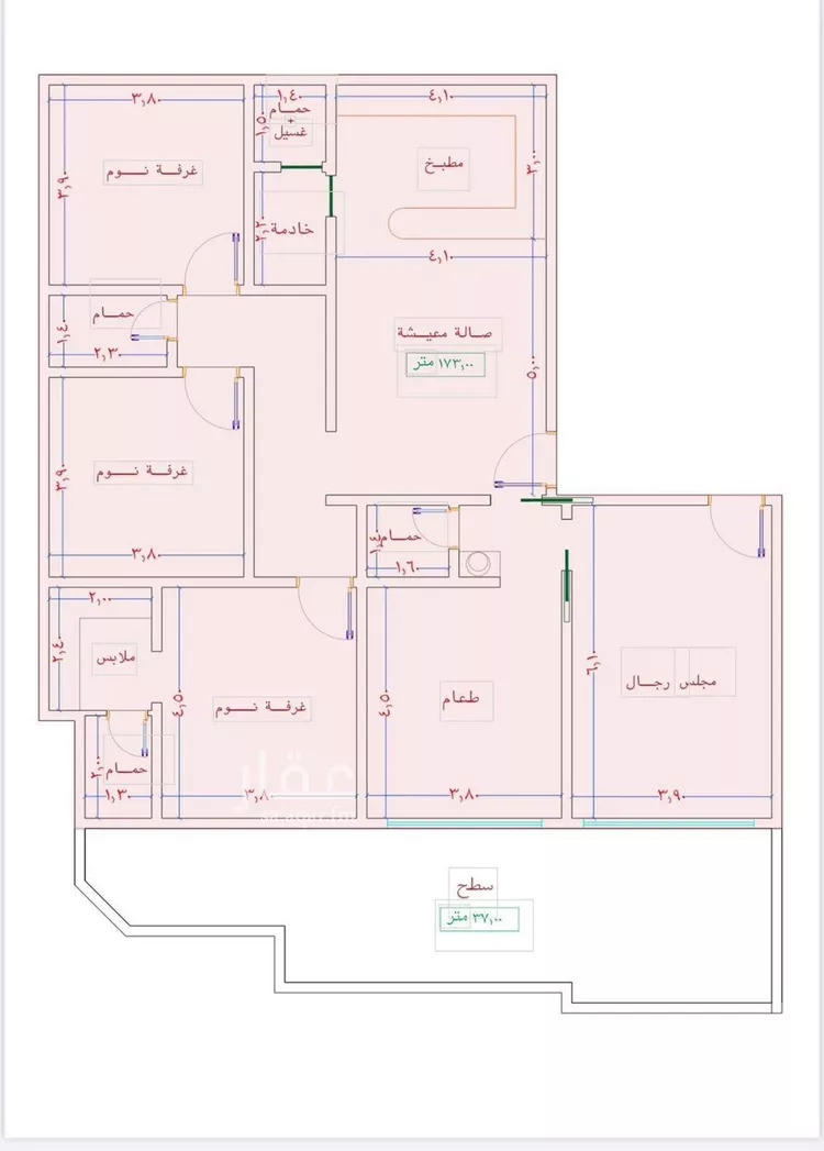 شقة للبيع في شارع الامير عبدالمجيد, حي الصواري, مدينة جدة, منطقة مكة المكرمة صورة 2