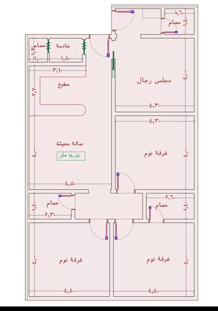 شقة للبيع في شارع عمر الخردلي, حي الجامعة, مدينة جدة, منطقة مكة المكرمة