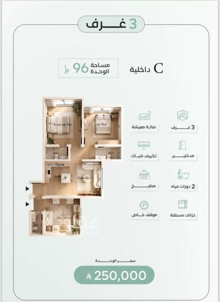 شقة للبيع في شارع زياد بن ابي زياد, حي الريان, مدينة جدة, منطقة مكة المكرمة صورة 4