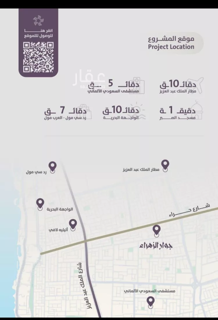 شقة للبيع في شارع عوف الجثممي, حي الزهراء, مدينة جدة, منطقة مكة المكرمة صورة 5