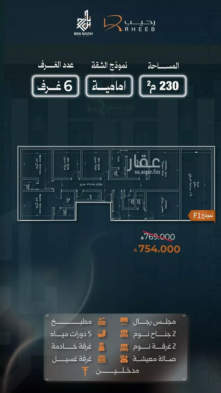 شقة للبيع في شارع نشطون, حي النزهة, مدينة جدة, منطقة مكة المكرمة صورة 2