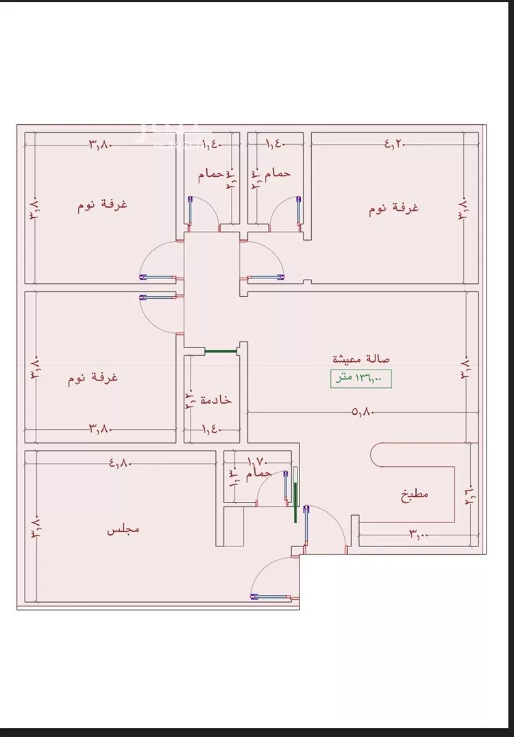 شقة للبيع في شارع السامر, حي الواحة, مدينة جدة, منطقة مكة المكرمة صورة 2