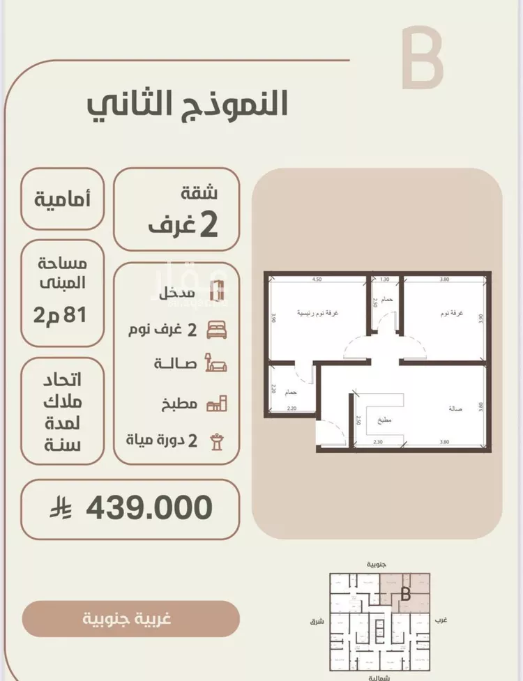 شقة للبيع في شارع احمد محمد السباعي, حي الروضة, مدينة جدة, منطقة مكة المكرمة صورة 2