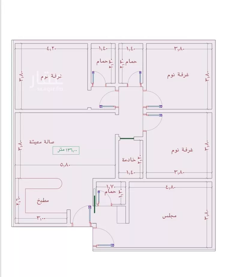 شقة للبيع في شارع السامر, حي الواحة, مدينة جدة, منطقة مكة المكرمة صورة 2