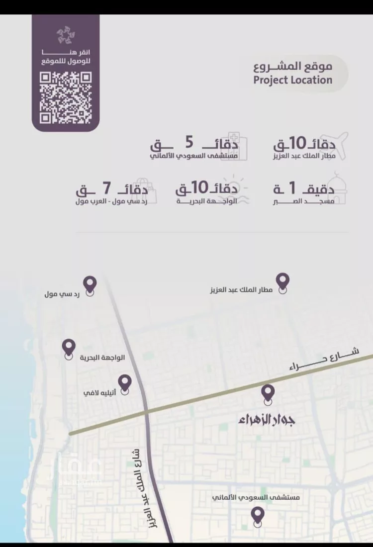 شقة للبيع في شارع عوف الجثممي, حي الزهراء, مدينة جدة, منطقة مكة المكرمة صورة 5