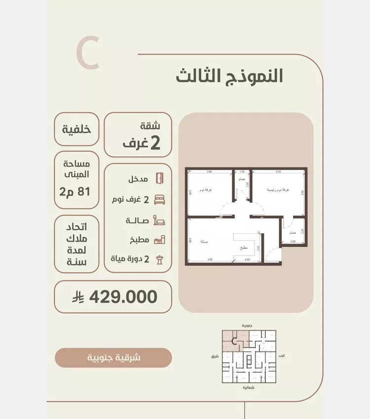 شقة للبيع في شارع احمد محمد السباعي, حي الروضة, مدينة جدة, منطقة مكة المكرمة صورة 4