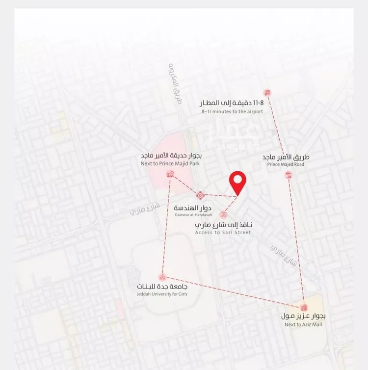 شقة للبيع في شارع ربيعة بن سعد, حي الربوة, مدينة جدة, منطقة مكة المكرمة