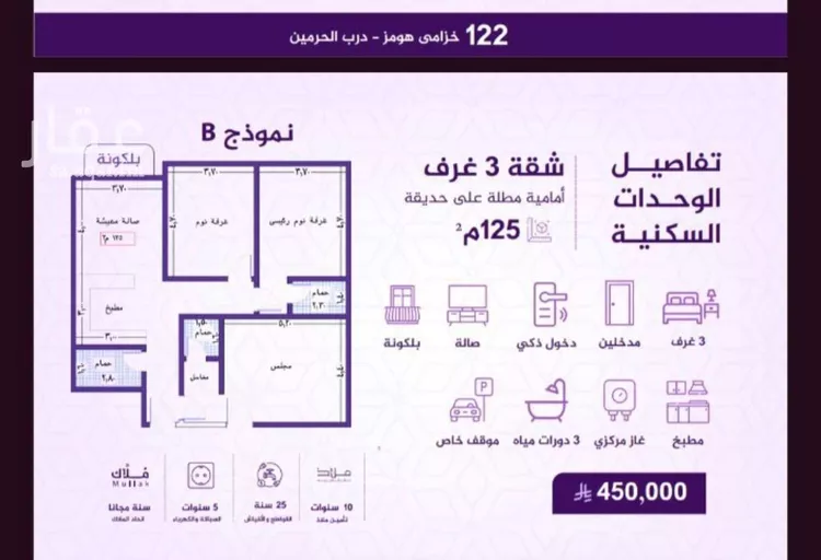 شقة للبيع في شارع احمد بن عيسى الرومي, حي الفيحاء, مدينة جدة, منطقة مكة المكرمة صورة 2