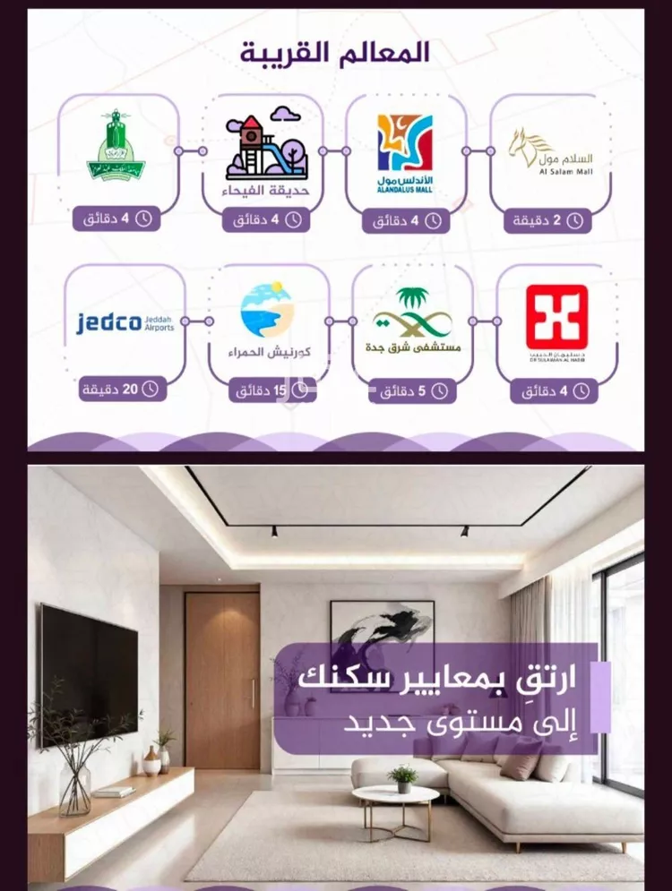 شقة للبيع في شارع احمد بن عيسى الرومي, حي الفيحاء, مدينة جدة, منطقة مكة المكرمة صورة 3