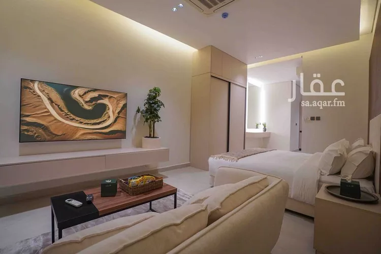 استديو مفروش للحجز في شارع اسماء بنت مالك ، حي العارض ، الرياض ، منطقة الرياض