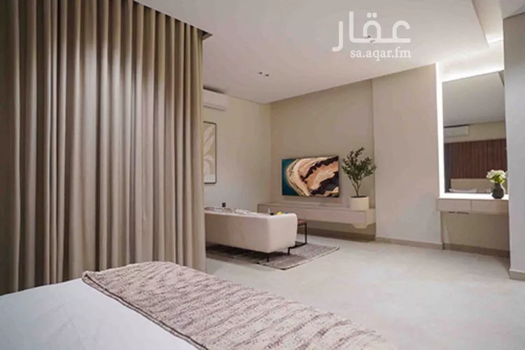 استديو مفروش للحجز في شارع اسماء بنت مالك ، حي العارض ، الرياض ، منطقة الرياض