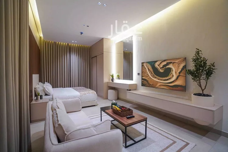 استديو مفروش للحجز في شارع اسماء بنت مالك ، حي العارض ، الرياض ، منطقة الرياض صورة 3