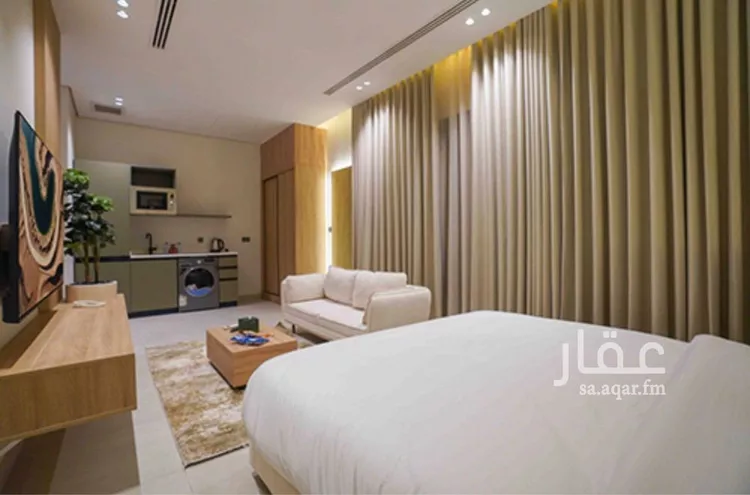استديو مفروش للحجز في شارع اسماء بنت مالك ، حي العارض ، الرياض ، منطقة الرياض صورة 2