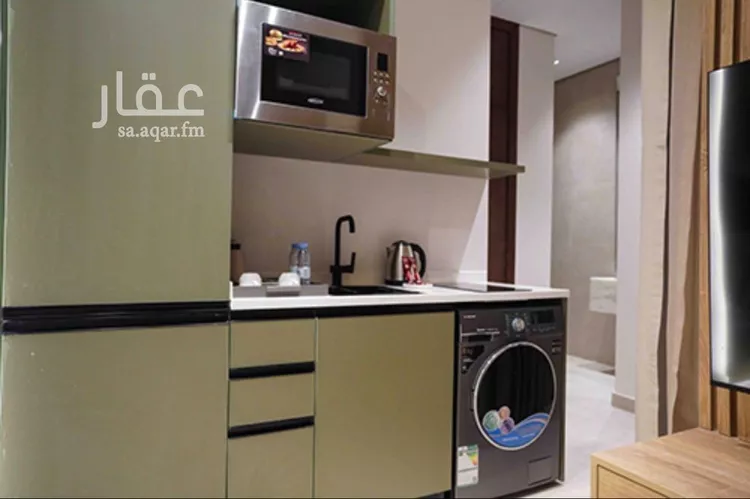 استديو مفروش للحجز في شارع اسماء بنت مالك ، حي العارض ، الرياض ، منطقة الرياض