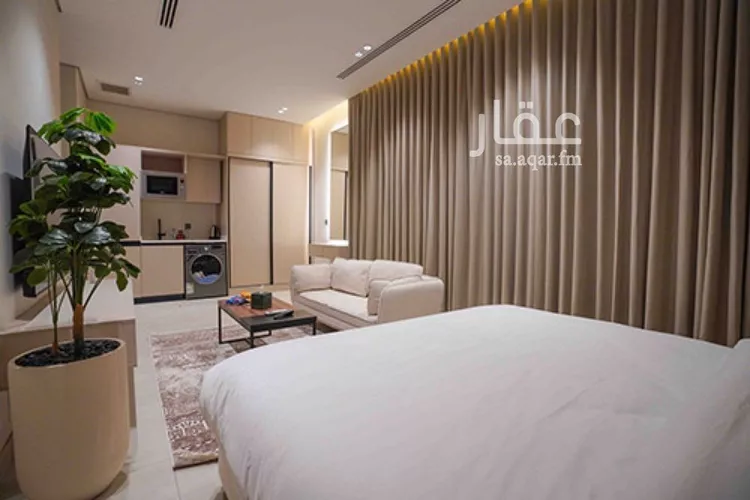 استديو مفروش للحجز في شارع اسماء بنت مالك ، حي العارض ، الرياض ، منطقة الرياض صورة 3