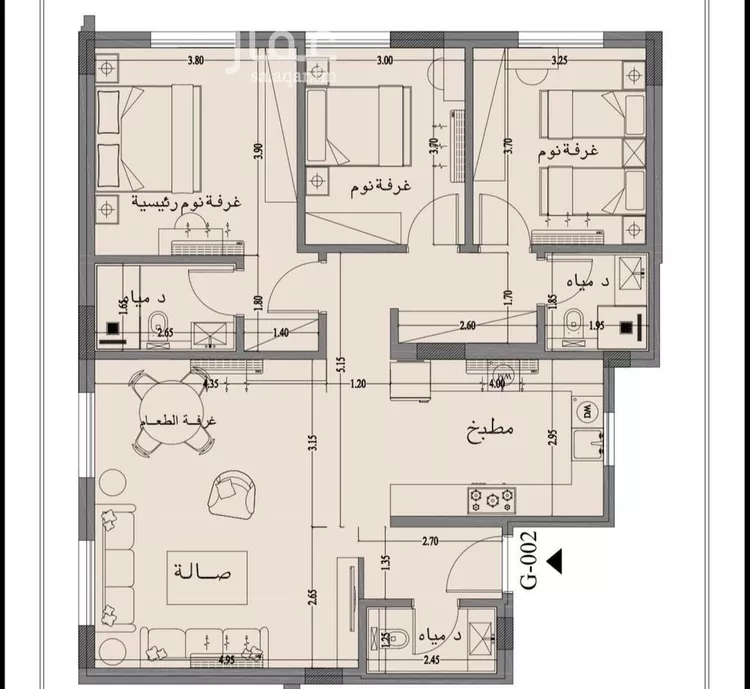 شقة للإيجار في شارع علقمة بن وائل, حي النرجس, مدينة الرياض, منطقة الرياض صورة 5