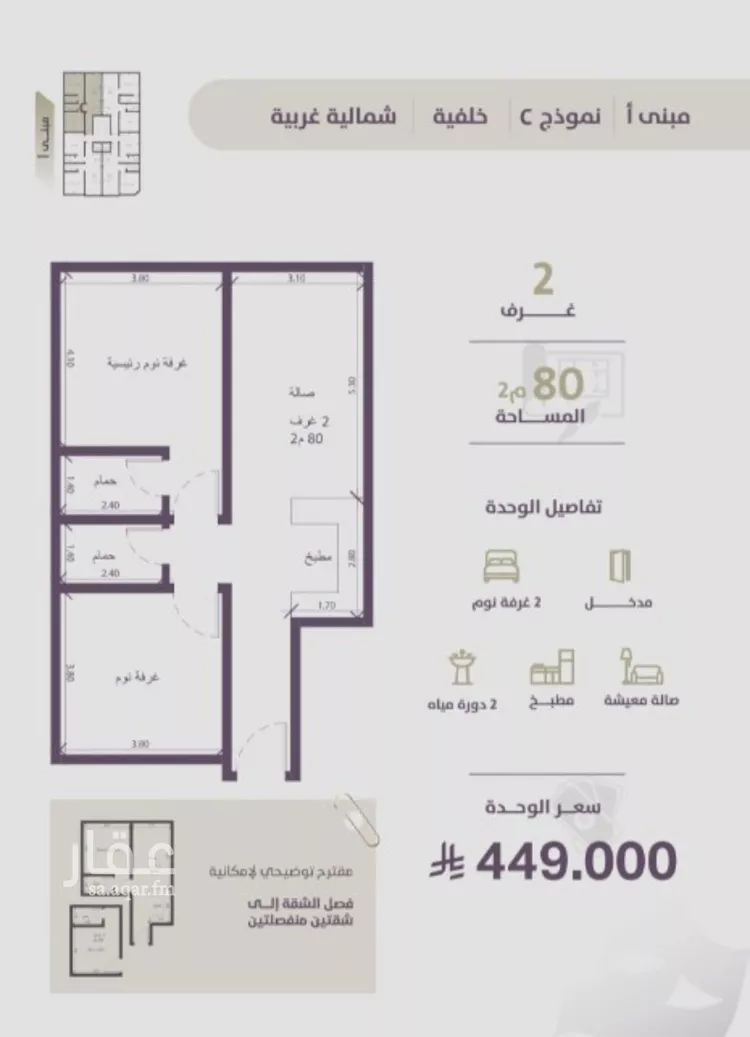 شقة للبيع في شارع عويم بن ابيض, حي الزهراء, مدينة جدة, منطقة مكة المكرمة صورة 5