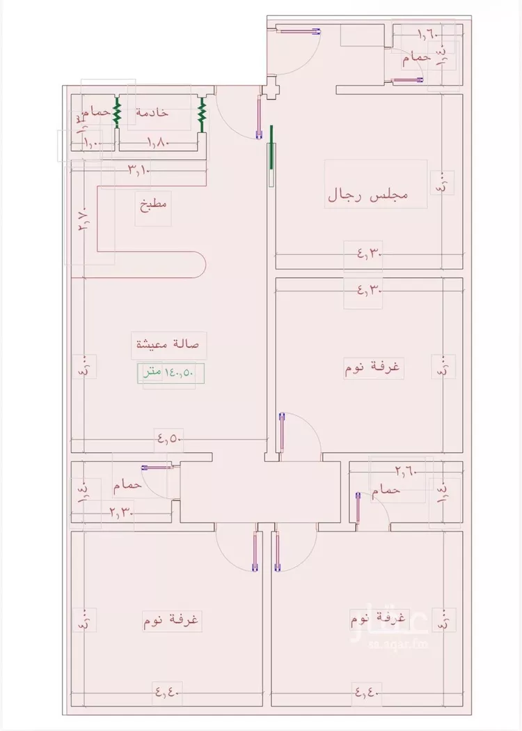 شقة للبيع في شارع الصفار, حي الجامعة, مدينة جدة, منطقة مكة المكرمة