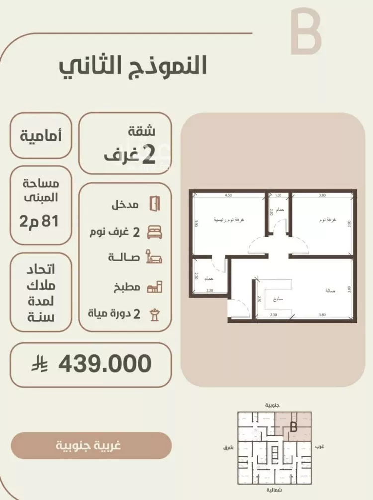 شقة للبيع في شارع احمد محمد السباعي, حي الروضة, مدينة جدة, منطقة مكة المكرمة