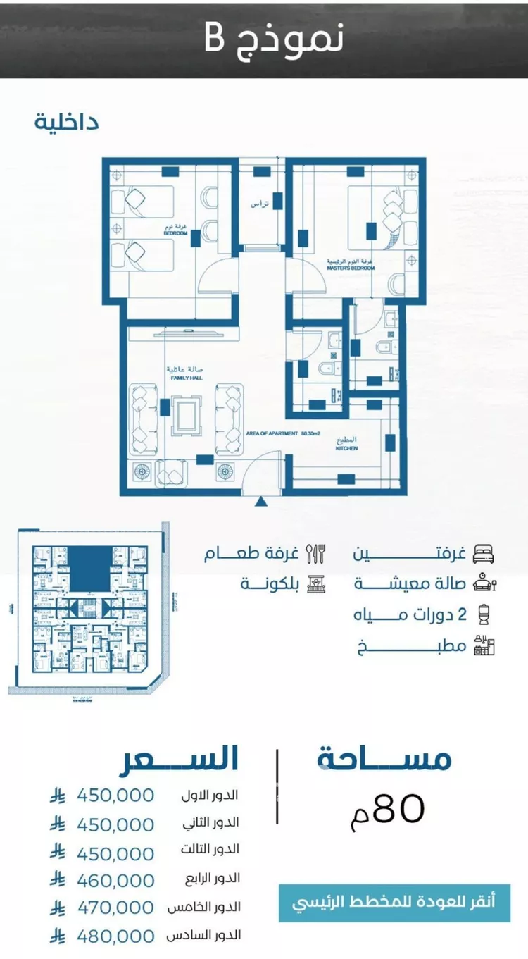 Apartment for Sale in Jeddah Al Ruwais