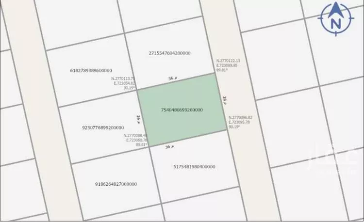 أرض للبيع في شارع عبدالسلام بن أبي عبدالله ، حي الراية ، الرياض ، منطقة الرياض صورة 2