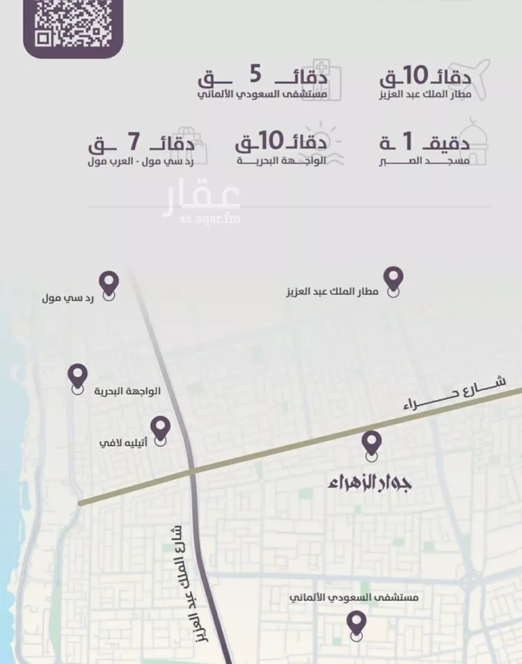 شقة للبيع في شارع عوف الجثممي, حي الزهراء, مدينة جدة, منطقة مكة المكرمة صورة 5