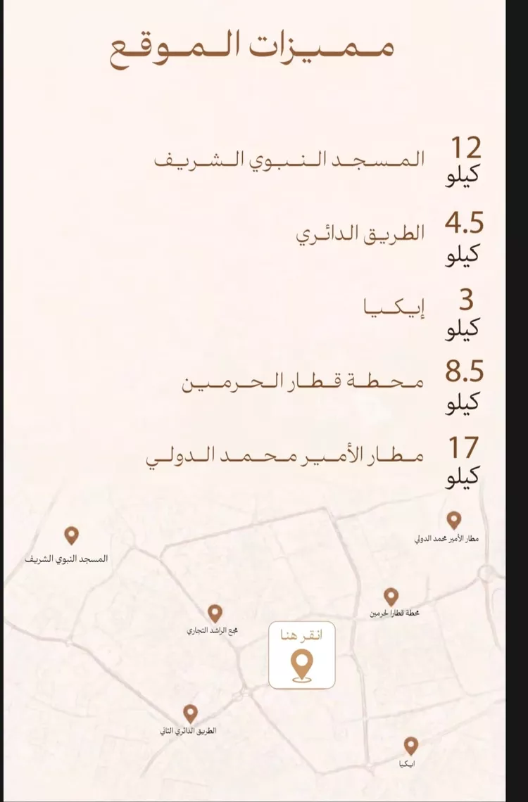 شقة للبيع في شارع المدينة , حي عين الخيف, مدينة المدينة المنورة, منطقة المدينة المنورة 3