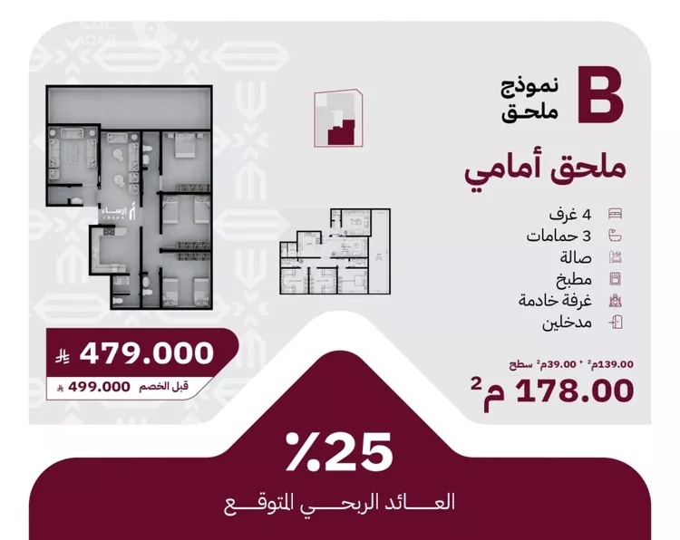 شقة للبيع في حي الريان, مدينة جدة, منطقة مكة المكرمة