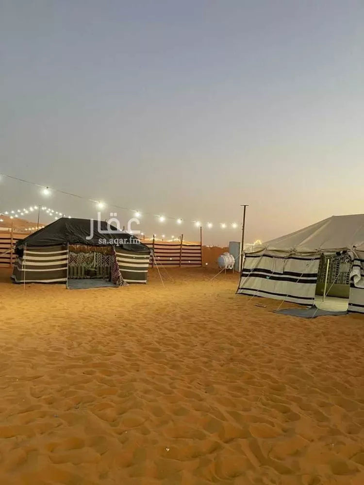 مخيم للحجز في حي ام الشعال ، الرياض ، منطقة الرياض