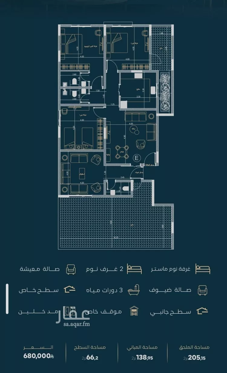 شقة للبيع في شارع الموصلي, حي الفيصلية, مدينة جدة, منطقة مكة المكرمة