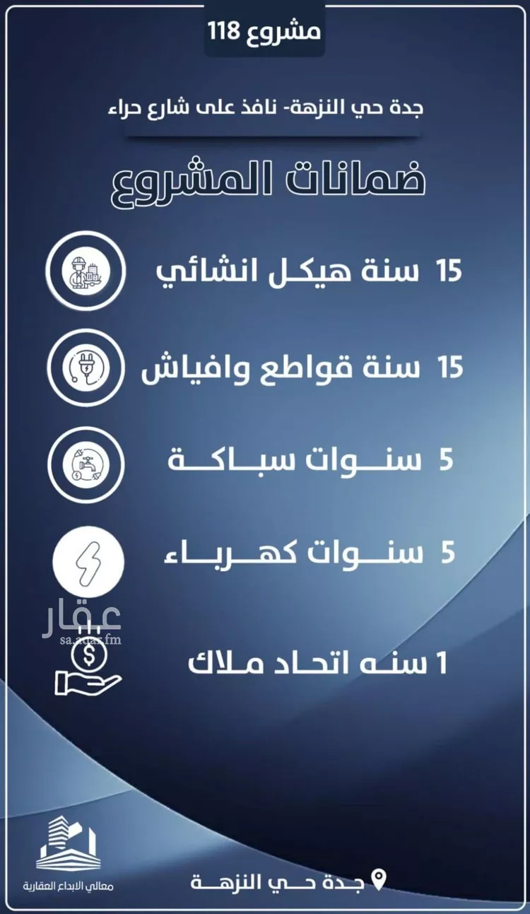 شقة للبيع في شارع احمد الرقيمي, حي النزهة, مدينة جدة, منطقة مكة المكرمة صورة 2