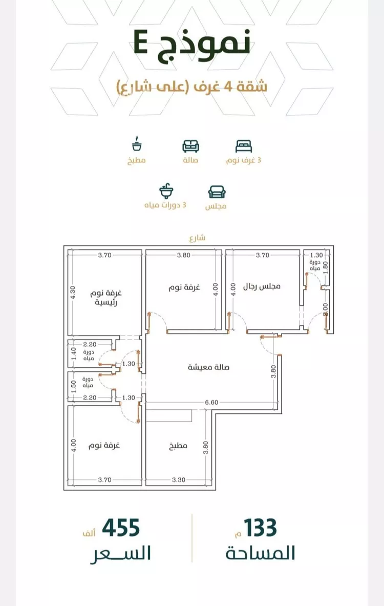 Apartment for Sale in Jeddah Ar Rabwah صورة 5