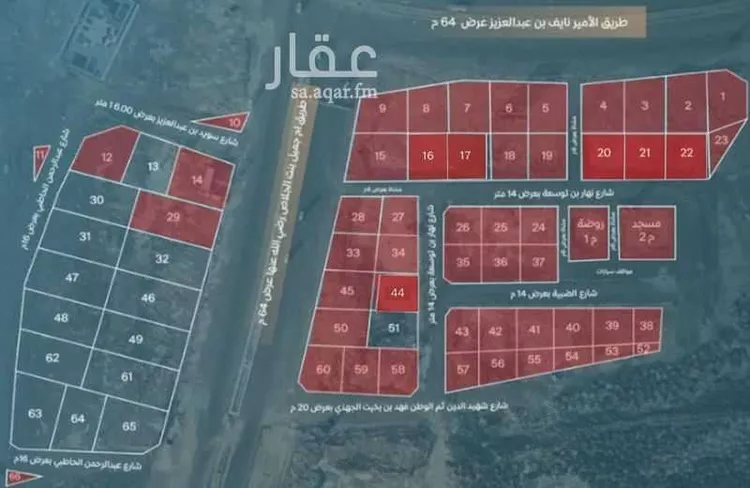 أرض للبيع في شارع عبدالرحمن الحاطبي, حي جبل عير, مدينة المدينه المنوره, منطقة المدينة المنورة صورة 2