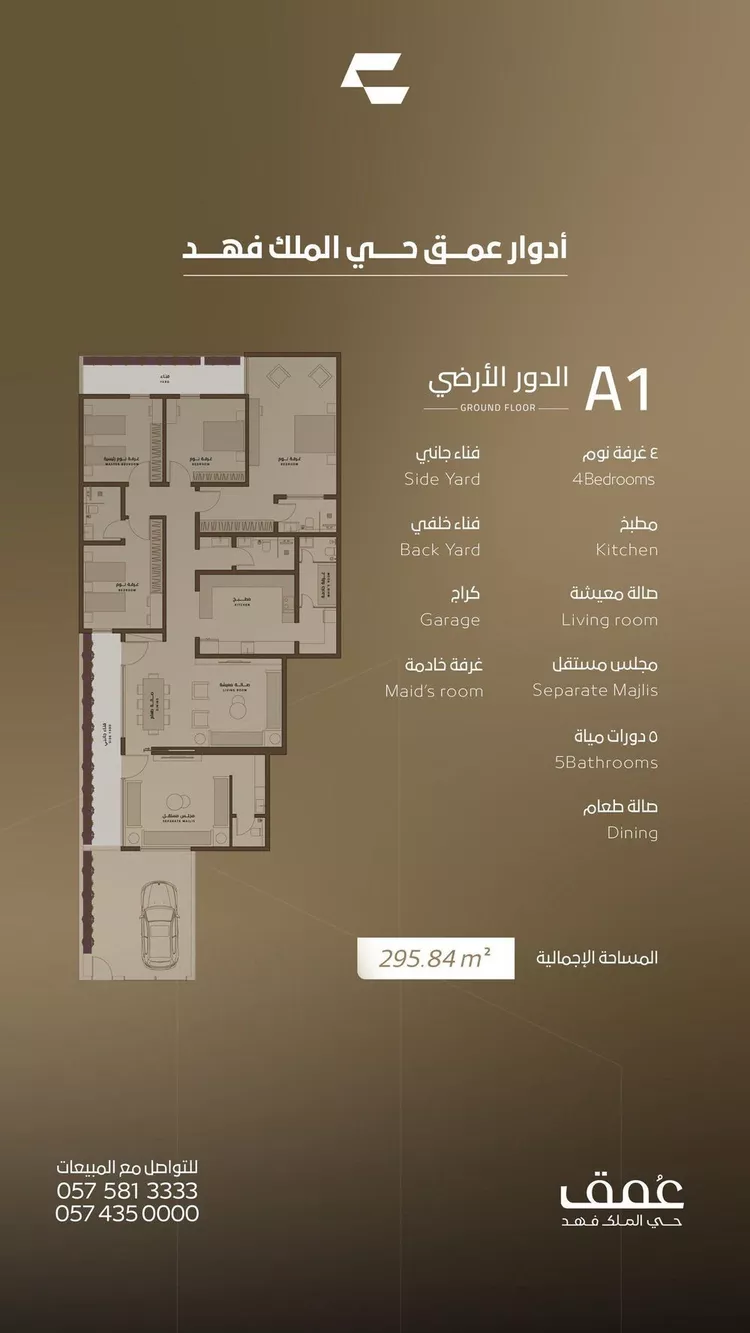 دور للبيع في شارع أبي عقبة الثقفي, حي الملك فهد, مدينة الرياض, منطقة الرياض صورة 2