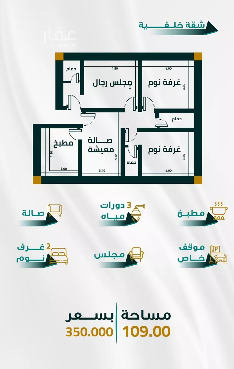 شقة للبيع في حي السليمانية, مدينة جدة, منطقة مكة المكرمة صورة 2