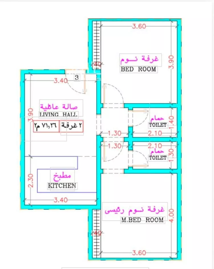 شقة للبيع في شارع يعقوب السكيت, حي الربوة, مدينة جدة, منطقة مكة المكرمة صورة 2