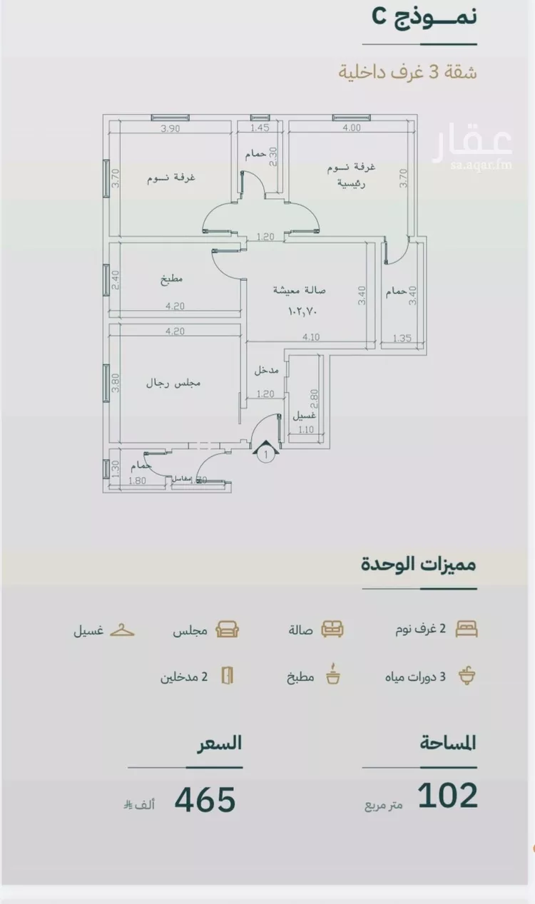 شقة للبيع في شارع صاري فرعي, حي الفيصلية, مدينة جدة, منطقة مكة المكرمة صورة 5