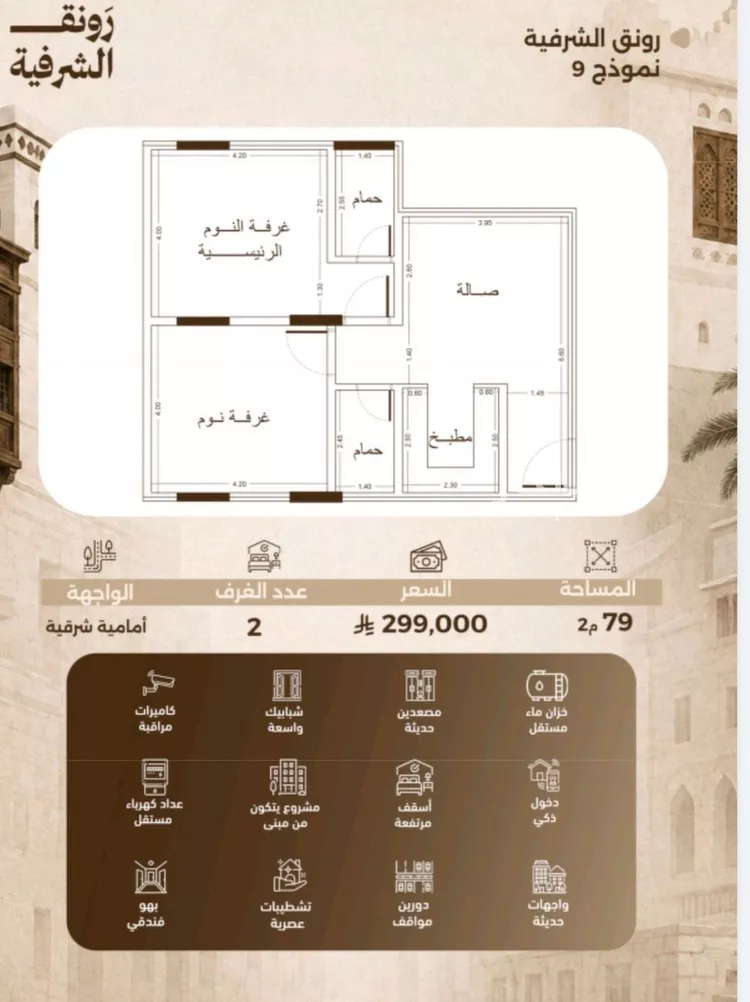 شقة للبيع في شارع ابو بكر الصديق, حي الشرفية, مدينة جدة, منطقة مكة المكرمة صورة 2