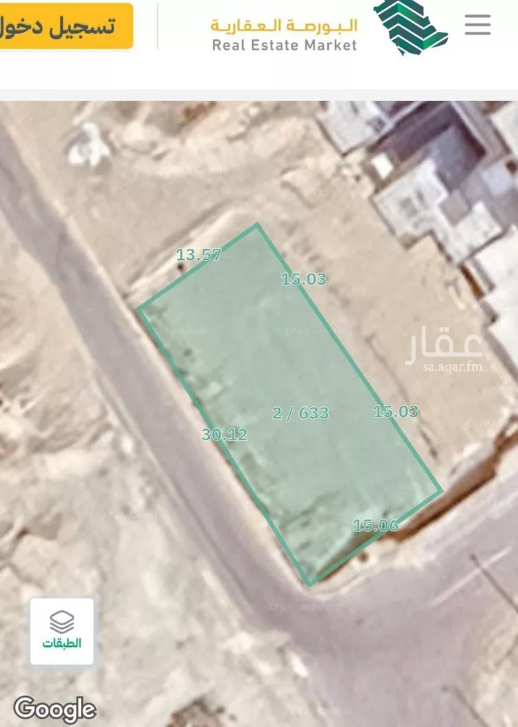 أرض للبيع في شارع النجاح, حي الشعلة, مدينة الدمام, المنطقة الشرقية