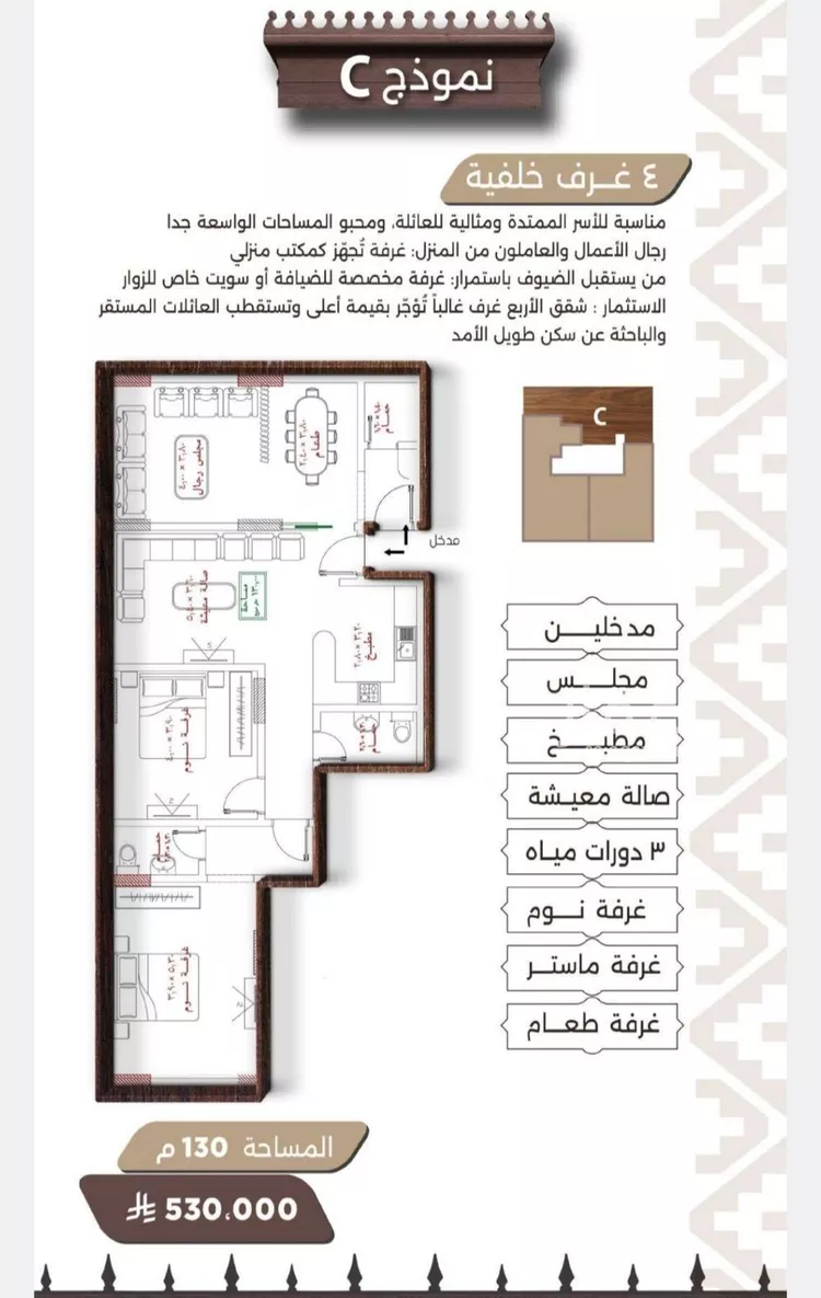شقة للبيع في شارع اسيد بن الاخنس, حي النعيم, مدينة جدة, منطقة مكة المكرمة صورة 2
