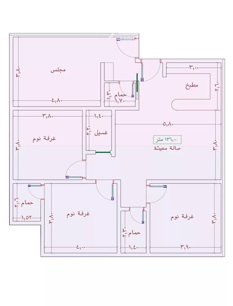 شقة للبيع في شارع السامر, حي الواحة, مدينة جدة, منطقة مكة المكرمة صورة 2