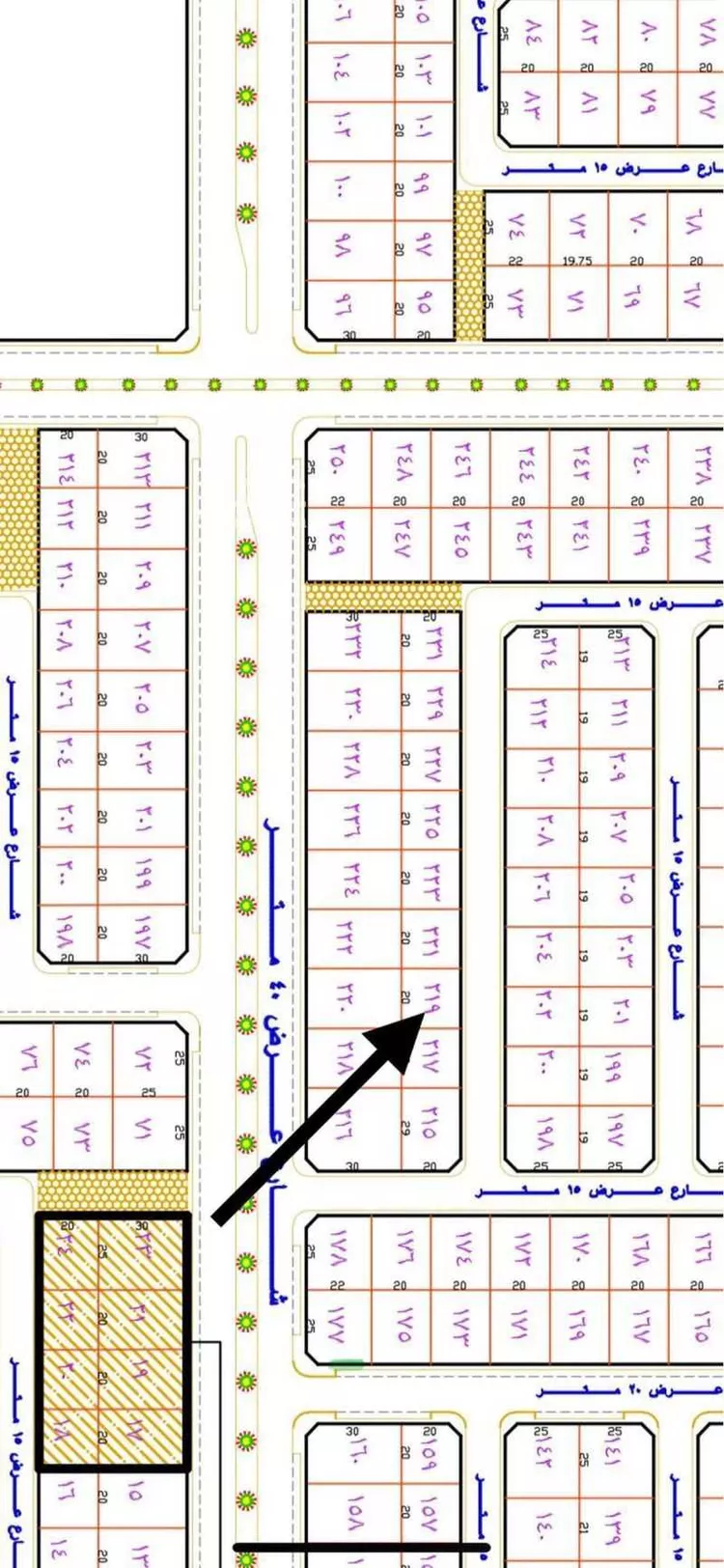 أرض للبيع في شارع صخر بن عمرو, حي السليمانية, مدينة حفر الباطن, المنطقة الشرقية
