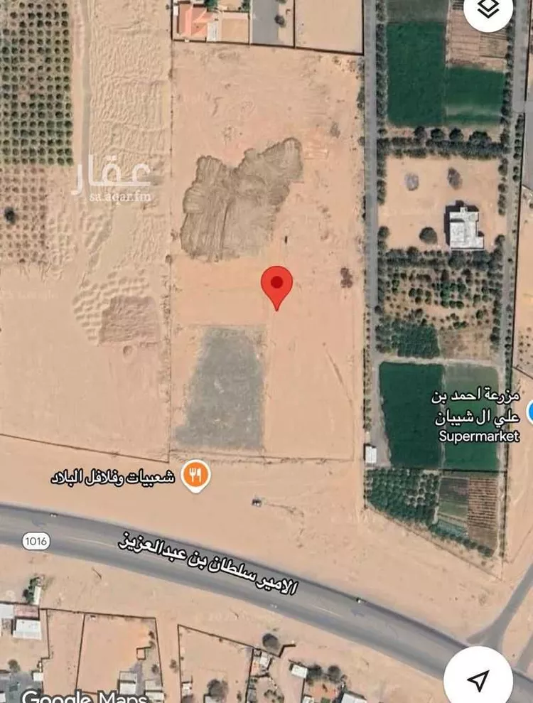 أرض للإيجار في شارع الأمير سلطان, حي الشرفة, مدينة نجران, منطقة نجران