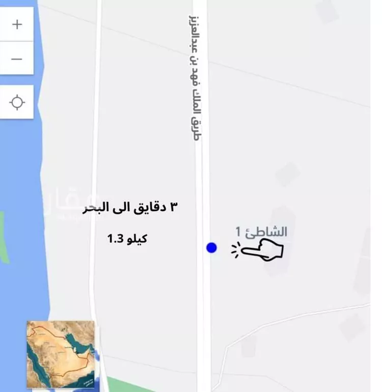 أرض للبيع في شارع طريق الملك فهد بن عبدالعزيز, حي الشاطئ 1, مدينة القنفذه, منطقة مكة المكرمة صورة 3